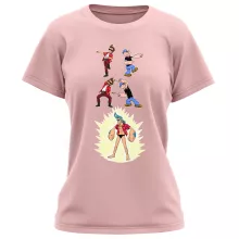 Maglietta da Donna Franky “Franky, Ace Ventura e Braccio di Ferro” – Parodia dei One Piece