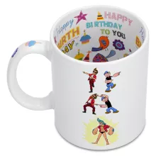 Franky Mug “Franky, Ace Ventura and Popeye” – One Piece parody