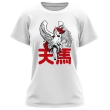 T-shirt Femme Manga Style « Tenma - Pégase » – Parodie Culture Manga