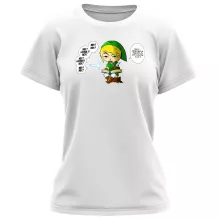 T-shirt Femme Link « Une fée pratique mais agaçante... » – Parodie Zelda