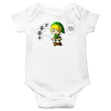 Body bébé Link « Une fée pratique mais agaçante... » – Parodie Zelda