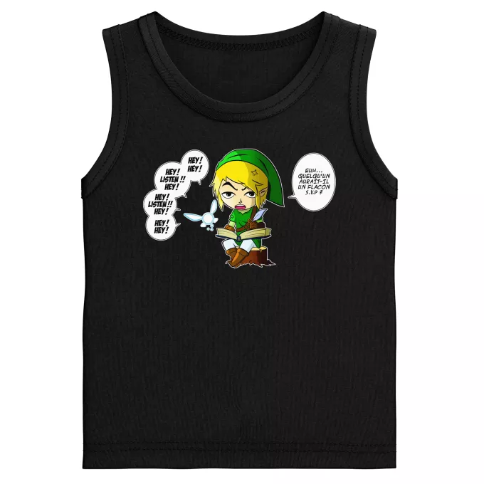 Débardeurs Enfants Garçons Parodie Zelda Une fée pratique mais agaçante... - Link, la Fée Navi