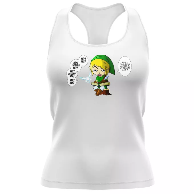 Camisolas de alças Mulheres Paródia Zelda