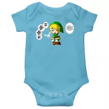 Fatinho de manga curta para bebé (rapazes) Paródias de videojogos