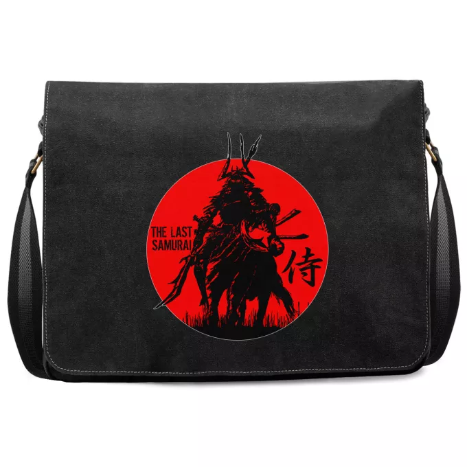 Sac à Bandoulière Premium Parodie Japon Culture The last Samurai - samurai-tshirt