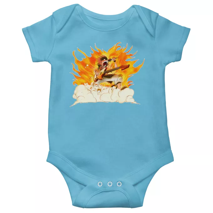 Korte mouwen Babyromper (jongen) Parodie Fairy Tail Natsu