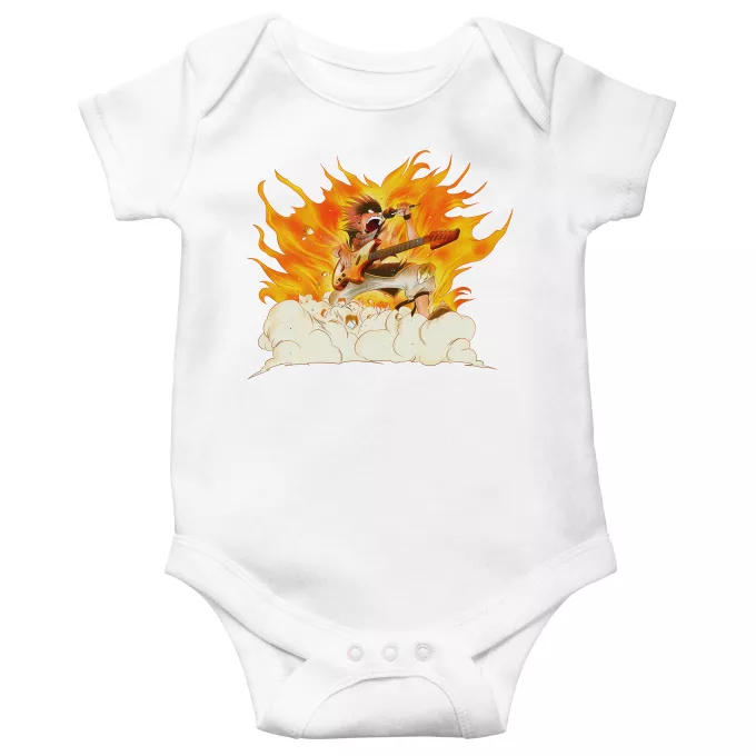 Body baby korta ärmar Parodi Fairy Tail Natsu