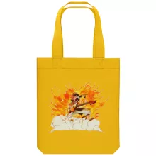 Borsa Tote Bag in cotone organico Parodie di Manga