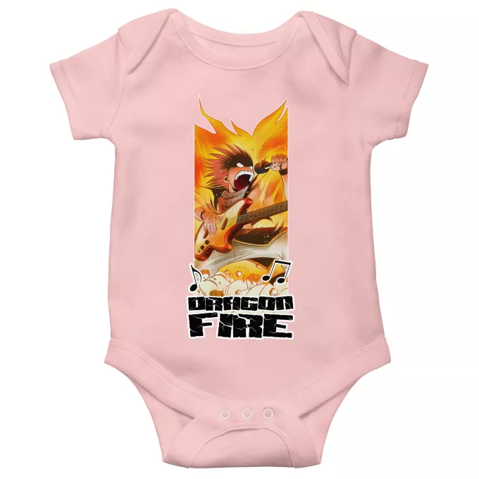 Body baby korta ärmar (flicka) Parodi Fairy Tail Natsu