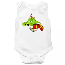Body bébé Bob « Un cadeau qui fait plaisir.... » – Parodie Monstres et Compagnie