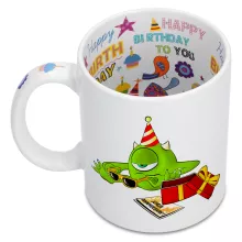 Mug Bob « Un cadeau qui fait plaisir.... » – Parodie Monstres et Compagnie
