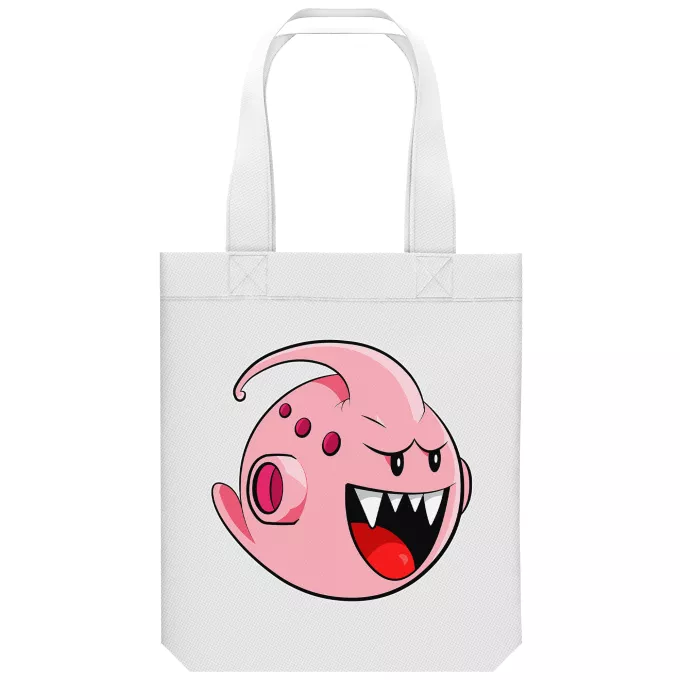 biologisch katoenen draagtas (Tote Bag) Parodie Dragon Ball Z - DBZ Majin Boo