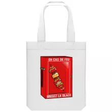 totebag Geek « En cas de feu, brisez la glace... !! » – Parodie Funny