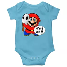 Body bébé manches courtes (garçons) Parodies Jeux Vidéo
