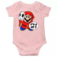 Body bébé manches courtes (Filles) Parodies Jeux Vidéo