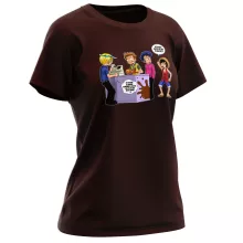 T-shirt Femme Sanji « ça se passe comme ça chez les dragueurs... » – Parodie One Piece