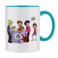 Mug Sanji « ça se passe comme ça chez les dragueurs... » – Parodie One Piece