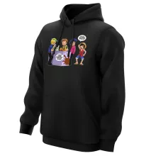 Sweat à capuche Sanji « ça se passe comme ça chez les dragueurs... » – Parodie One Piece