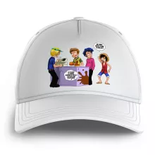 Casquette Enfant Sanji « ça se passe comme ça chez les dragueurs... » – Parodie One Piece