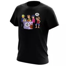T-shirt Sanji « ça se passe comme ça chez les dragueurs... » – Parodie One Piece