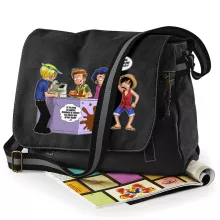Sac à bandoulière Sanji « ça se passe comme ça chez les dragueurs... » – Parodie One Piece