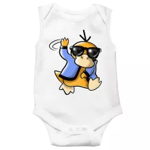 Psyduck Sleeveless Baby Bodysuit – Pokémon parody