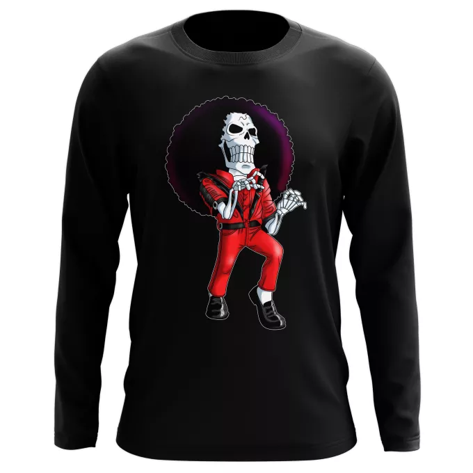 Långärmad T-Shirts Parodi One Piece Brook och Thriller