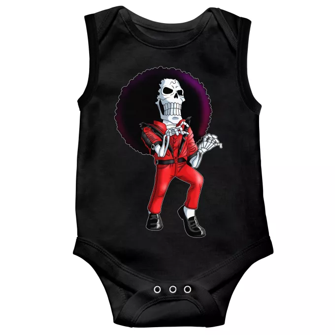 Body baby Ärmlös Parodi One Piece Brook och Thriller