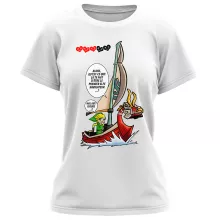 T-shirt Femme Link « Un elfe à la mer.... » – Parodie Zelda