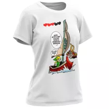 T-shirt Femme Link « Un elfe à la mer.... » – Parodie Zelda