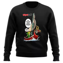 Pull Link « Un elfe à la mer.... » – Parodie Zelda