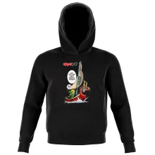 Sweat à capuche Enfant Link « Un elfe à la mer.... » – Parodie Zelda