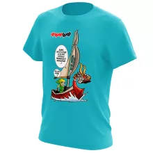 T-shirt Link « Un elfe à la mer.... » – Parodie Zelda