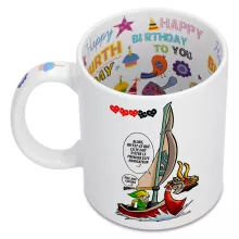 Mug Link « Un elfe à la mer.... » – Parodie Zelda