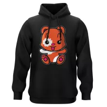 Sweat à capuche « Kawaii Hamster » – Parodie Délire Kawaii
