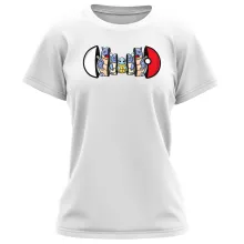 Camiseta Mujer Squirtle “Squirtle, Wartortle and Blastoise” – Parodia de Pokémon