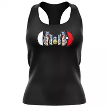 Schiggy Damen T-shirt Tank top “Schiggy, Schillok Turtok” – Parodie auf Pokémon