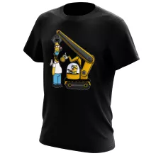 T-shirt “Minionerna och Homer Simpson” – Parodi Minionerna