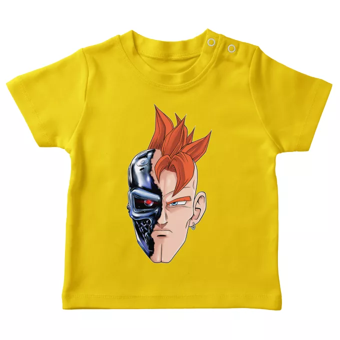 Baby T-shirts Parodie auf Dragon Ball Z - DBZ C-16 und Terminator -