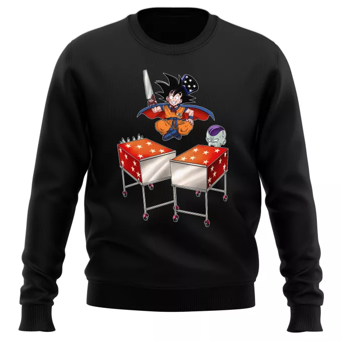 Tröjor Parodi Dragon Ball Z - DBZ Son Goku och Lord Freezer