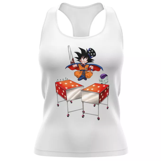 Linnen för kvinnor Parodi Dragon Ball Z - DBZ Son Goku och Lord Freezer