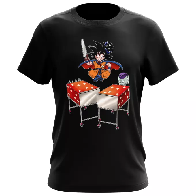 T-shirts för män Parodi Dragon Ball Z - DBZ Son Goku och Lord Freezer