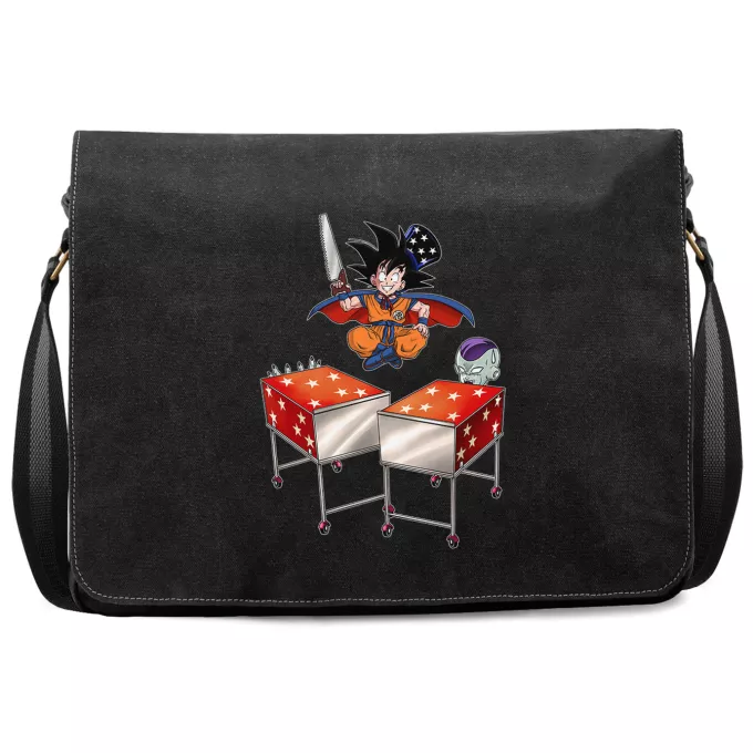 Premium Messengerväskor Parodi Dragon Ball Z - DBZ Son Goku och Lord Freezer