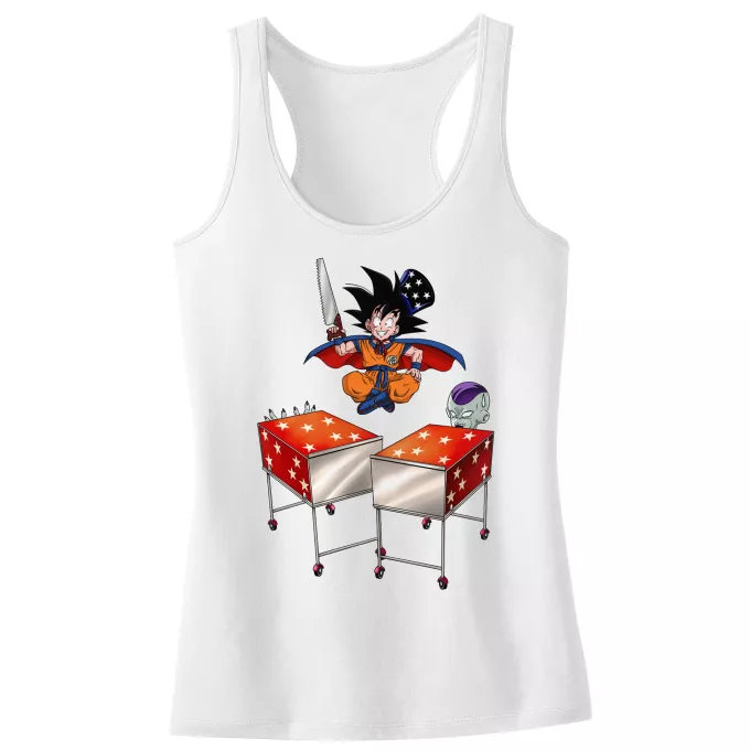 Linnen för Flickor barnens Parodi Dragon Ball Z - DBZ Son Goku och Lord Freezer
