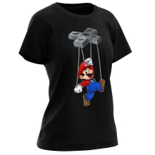 T-shirt Femme Mario « nette ON » – Parodie Super Mario