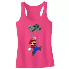 Mario Mädchen Kinder Tank top – Parodie auf Super Mario
