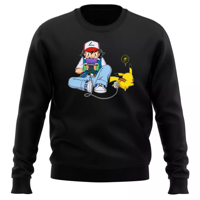 Pullovers Parody of Pokémon Pikachu and Ash Ketchum