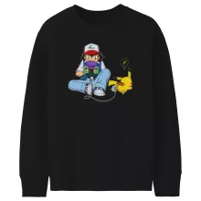 Pikachu Kids Sweater “Pikachu and Ash Ketchum” – Pokémon parody