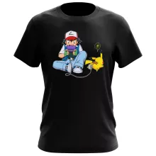 Pikachu T-Shirt “Pikachu and Ash Ketchum” – Pokémon parody