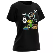 T-shirt de mulher – Zelda de parodia